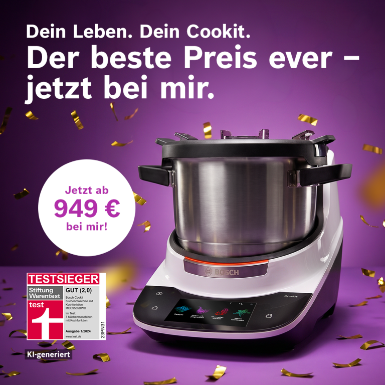 Bosch Cookit zum Bestpreis Bosch Cookit Sets ab 949 € bei Claudia