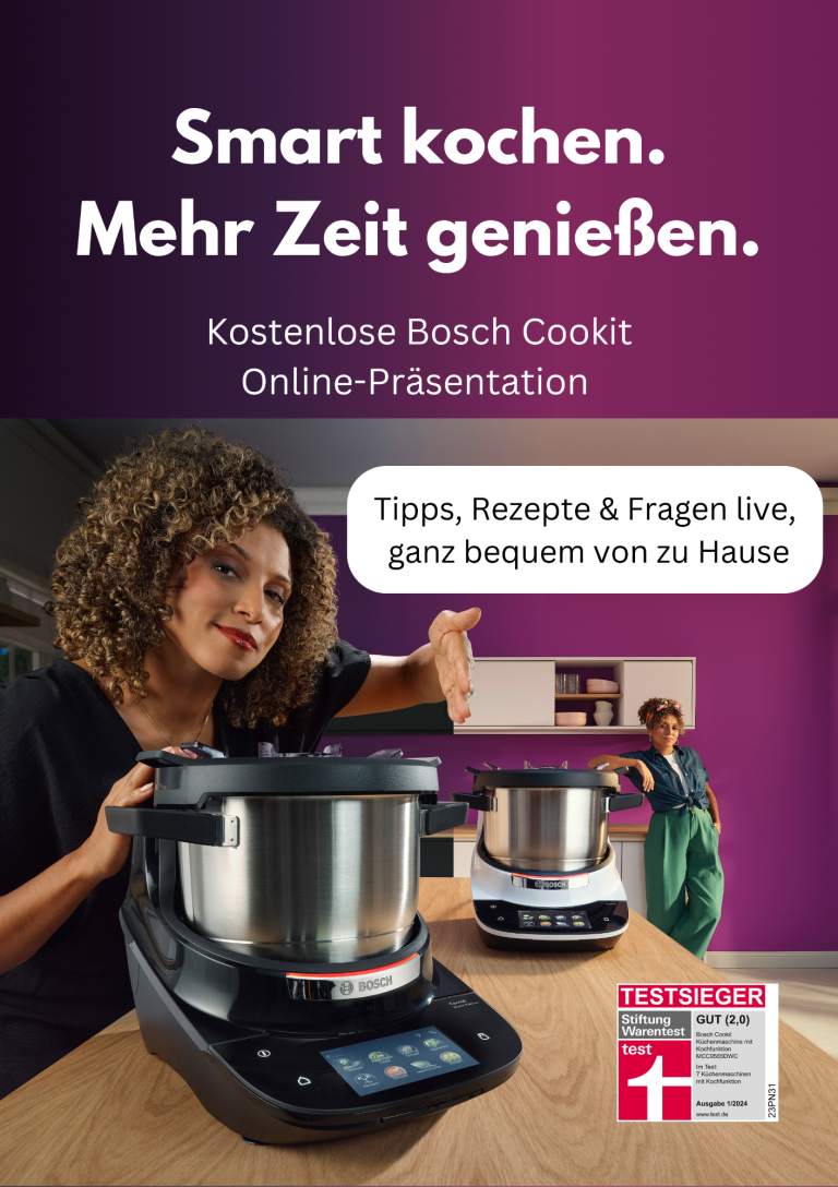 Bosch Cookit im Angebot für 1.399 € und einer Ersparnis von 579 €.