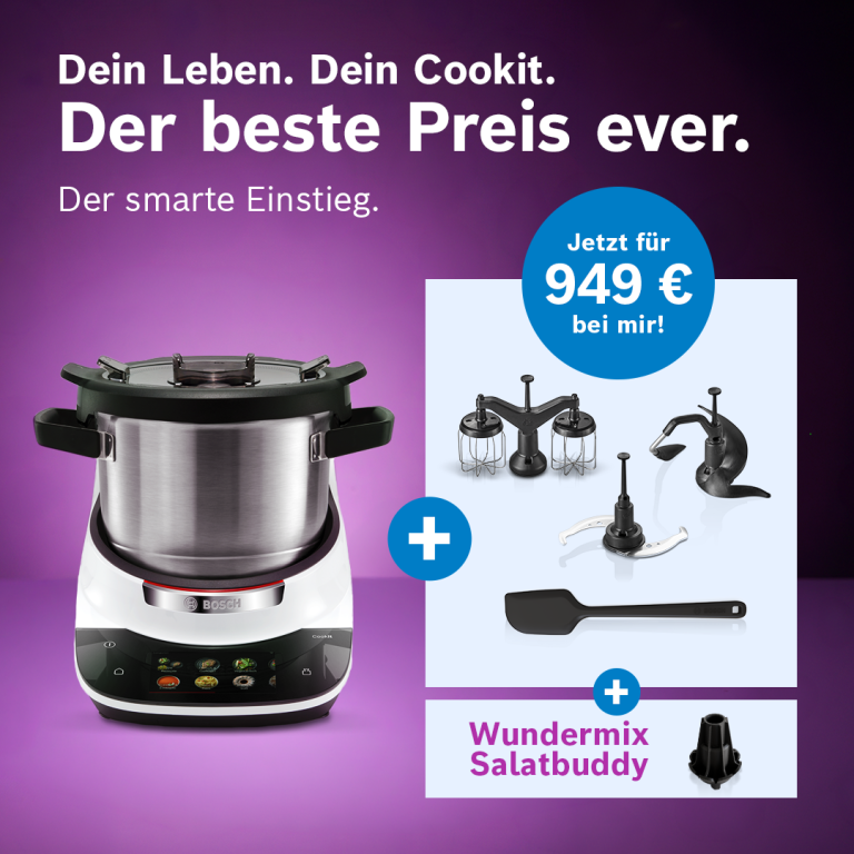 Bosch Cookit Basic Set für 949 € Bosch Cookit Basic Set für 949 €